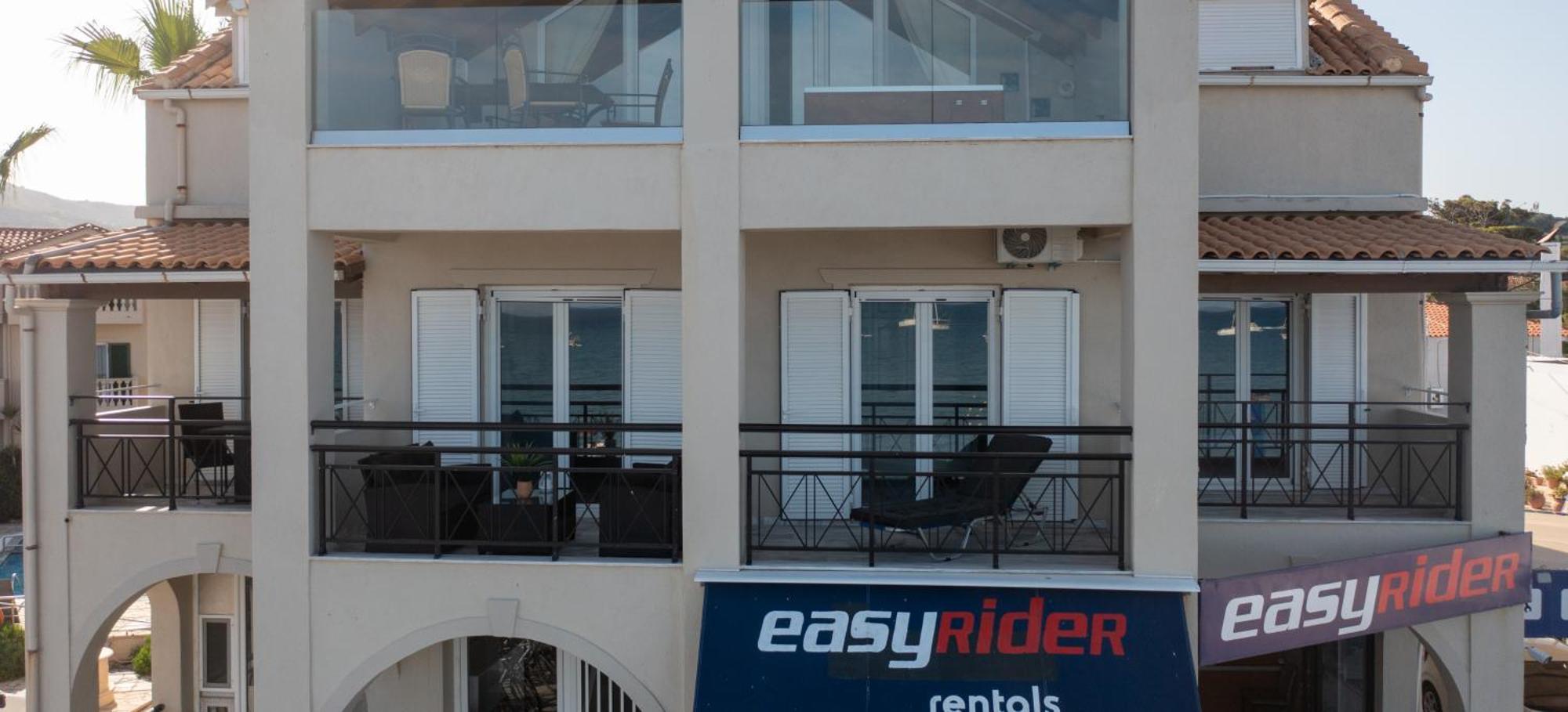 George Beachfront Apartments Литакия Экстерьер фото